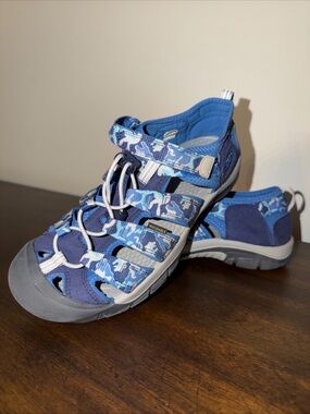 KEEN Newport H2 Blue Camo Waterproof Sports Hiking Sandals Women’s US Sz 6